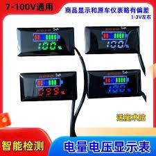 Đồng hồ báo vôn coso v2, báo cọc pin báo số điện tử 7-100v