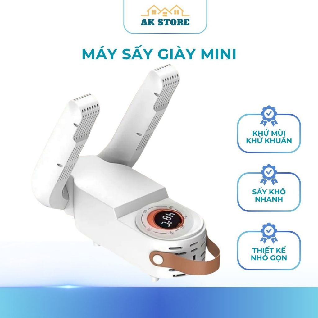 AK_STORE  Máy Sấy Giày Đa Năng Khử Trùng, Khử Mùi Giày Tất, Găng Tay