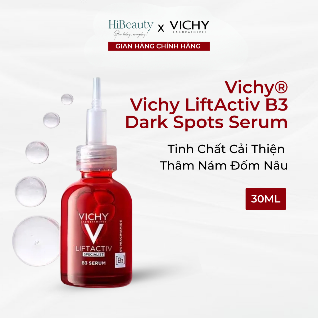 [Hàng công ty] Tinh Chất Cải Thiện Thâm Nám Đốm Nâu Vichy LiftActiv B3 Dark Spots Serum 30ml