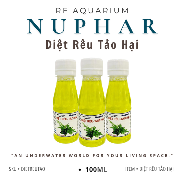 Diệt Rêu Tảo Hại Nuphar Chai 100ml