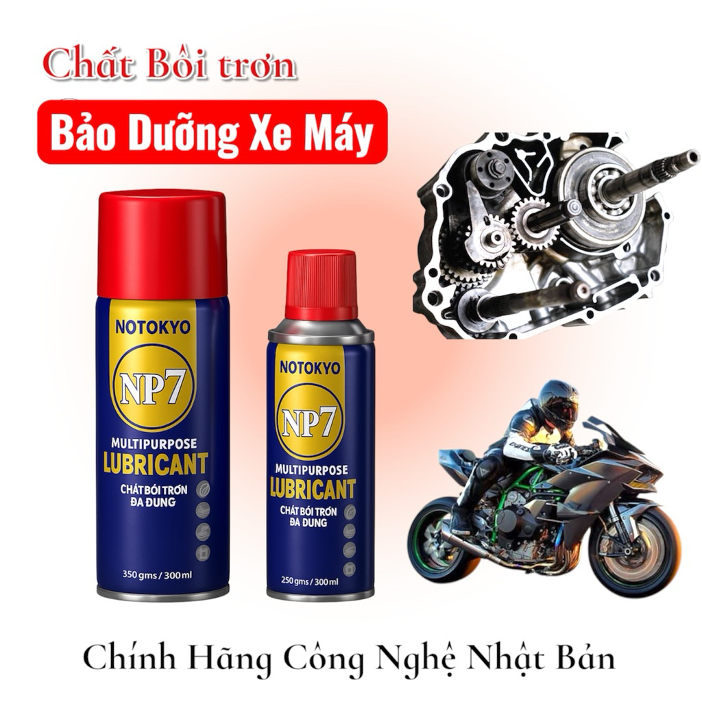 Dầu Bôi Trơn/Bảo Dưỡng Xe Máy - Đa Năng NP7 (Chính hãng) Công Nghệ Từ Nhật