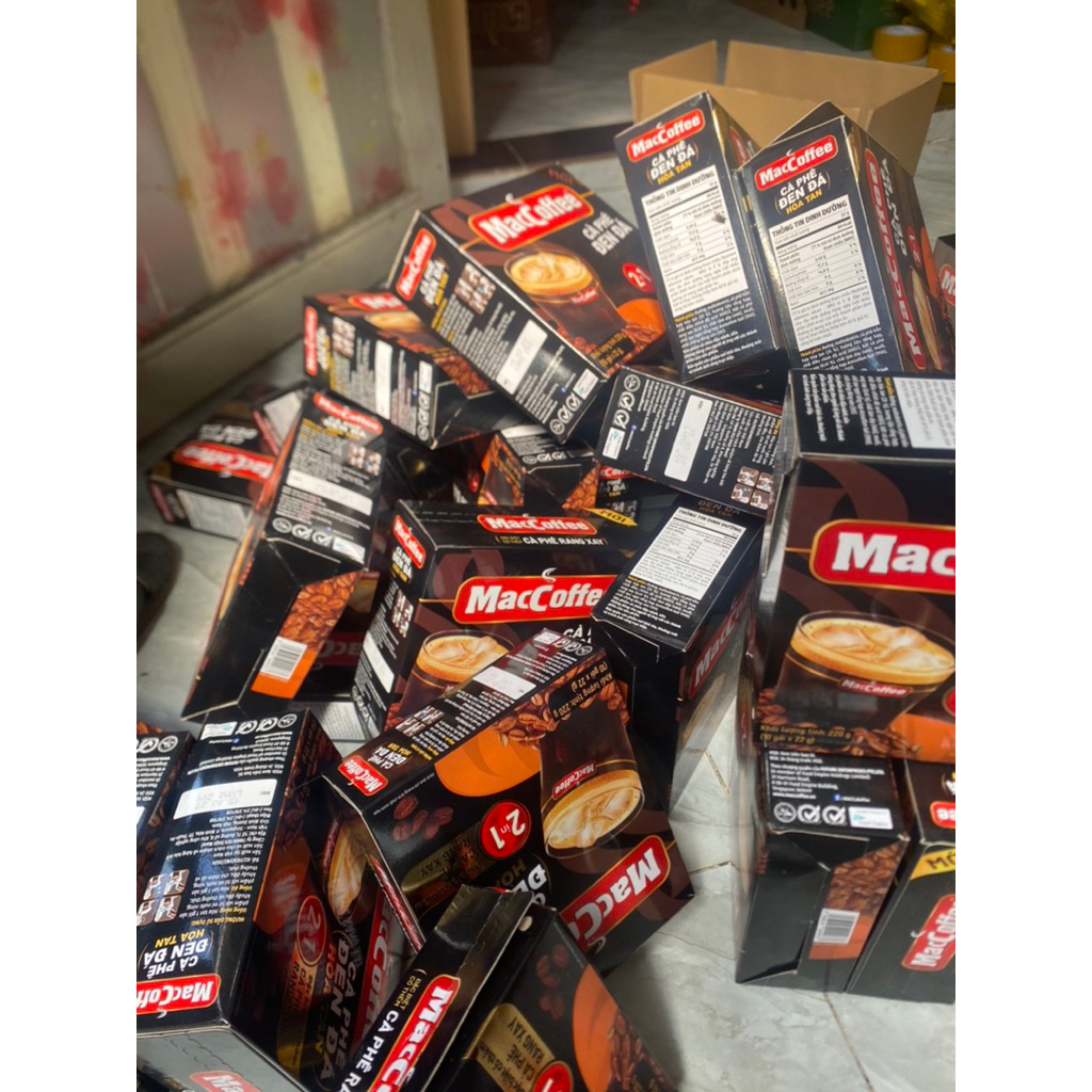 Maccoffee 4 hộp đen đá 40 gói giá re