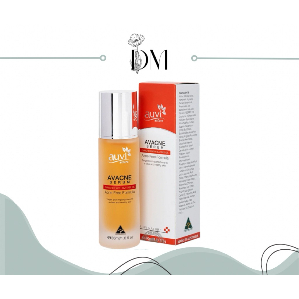 [30mL] HỖ TRỢ GIẢM MỤN GIẢM NHỜN AUVI AVACNE SERUM