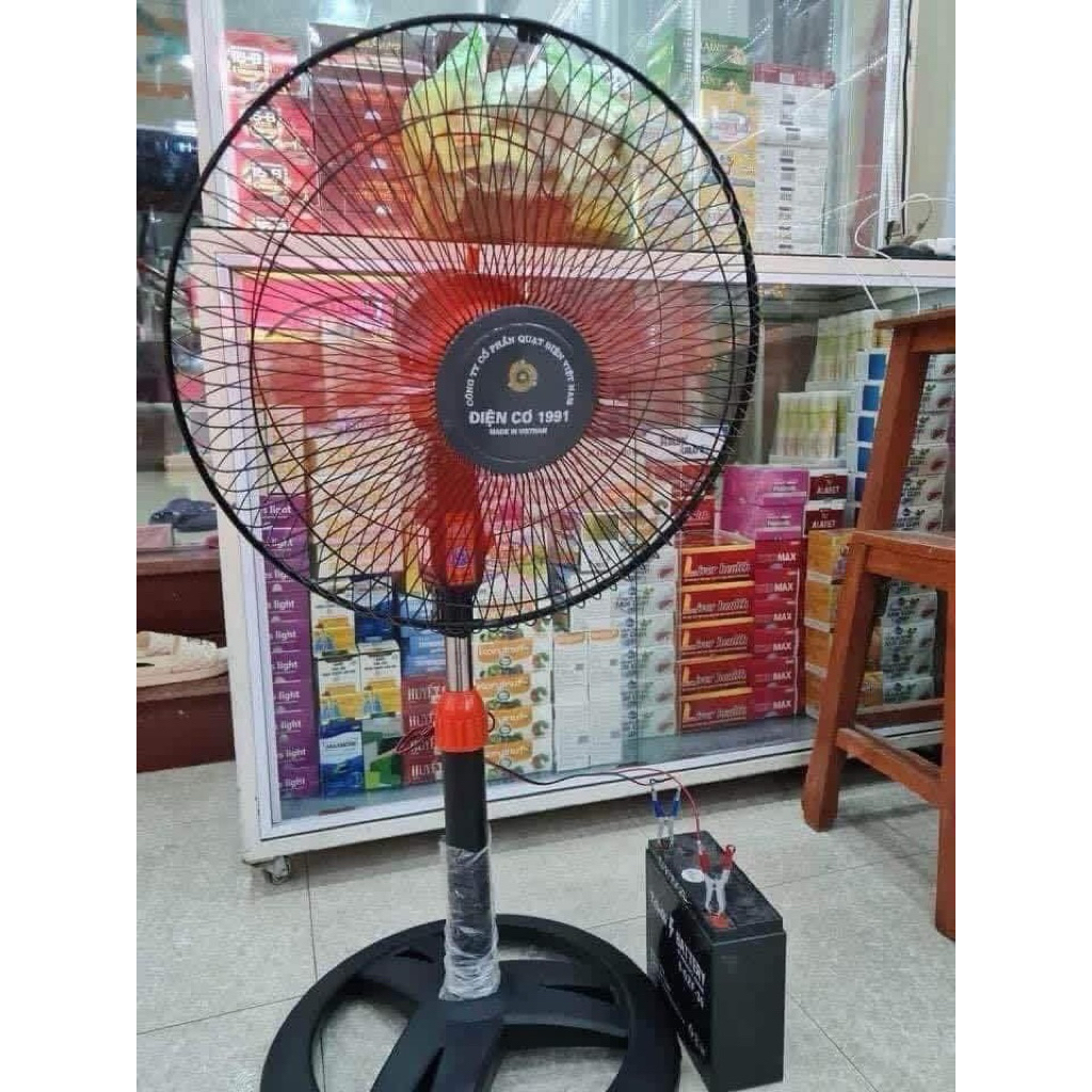 quạt kẹp bình ắc qui 12v(gồm quạt, bình ác qui, sạc)