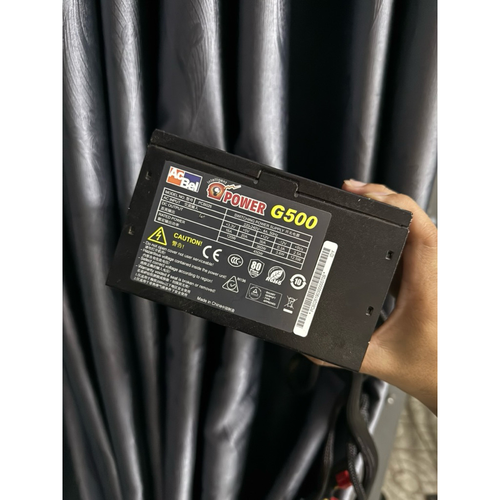 Nguồn Acbel Power G500-500w 80plus Công Suất Thực