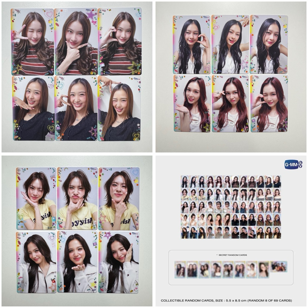 [GMMTV FARNIVAL] Card random MilkLove NamtanFilm EmiBonnie
