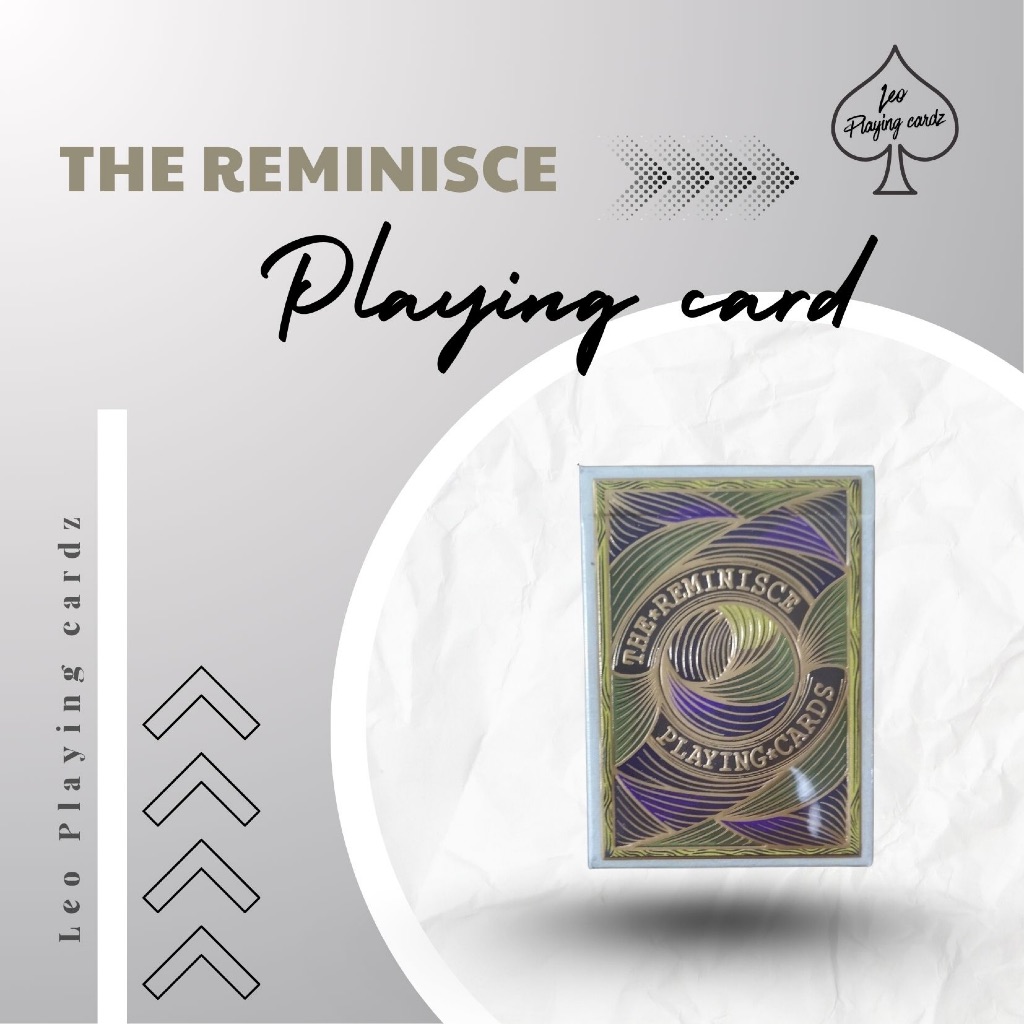 Bộ bài tây, sưu tầm THE REMINISCE (GREEN) playing card by ARK Playing card Co