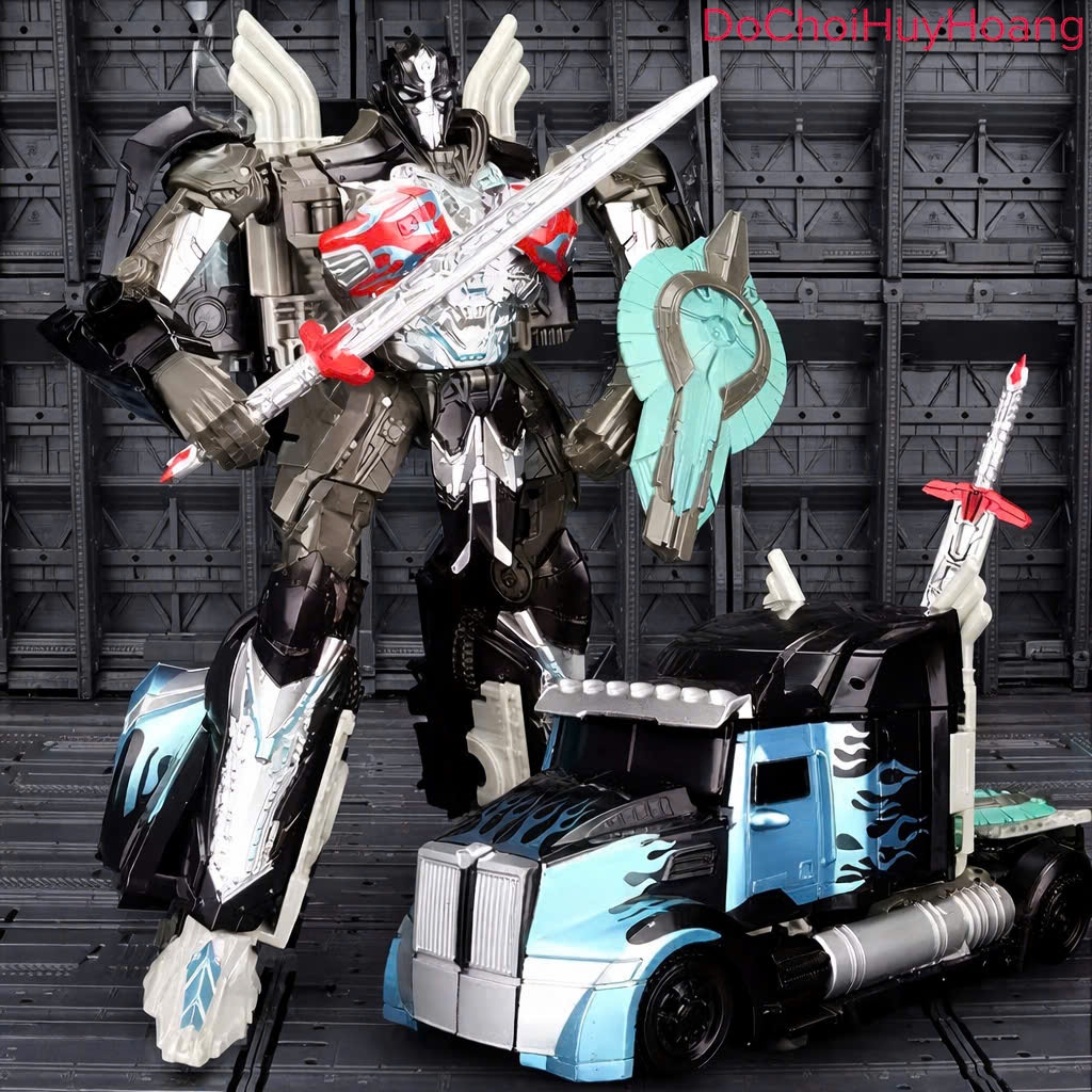 Mô hình robot Optimus đen cao 22cm YS01B