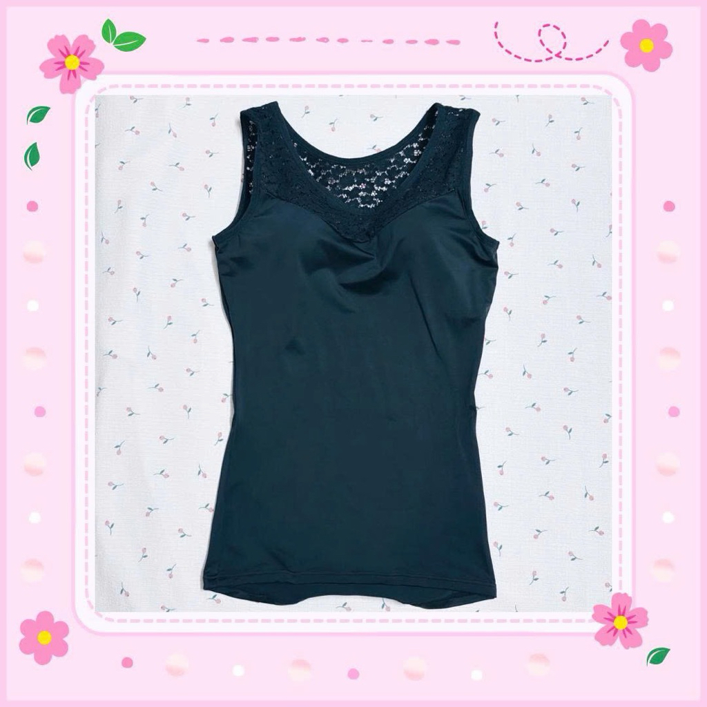 Áo Tanktop Korea A122 | Size S-M | Cocoa Vintage