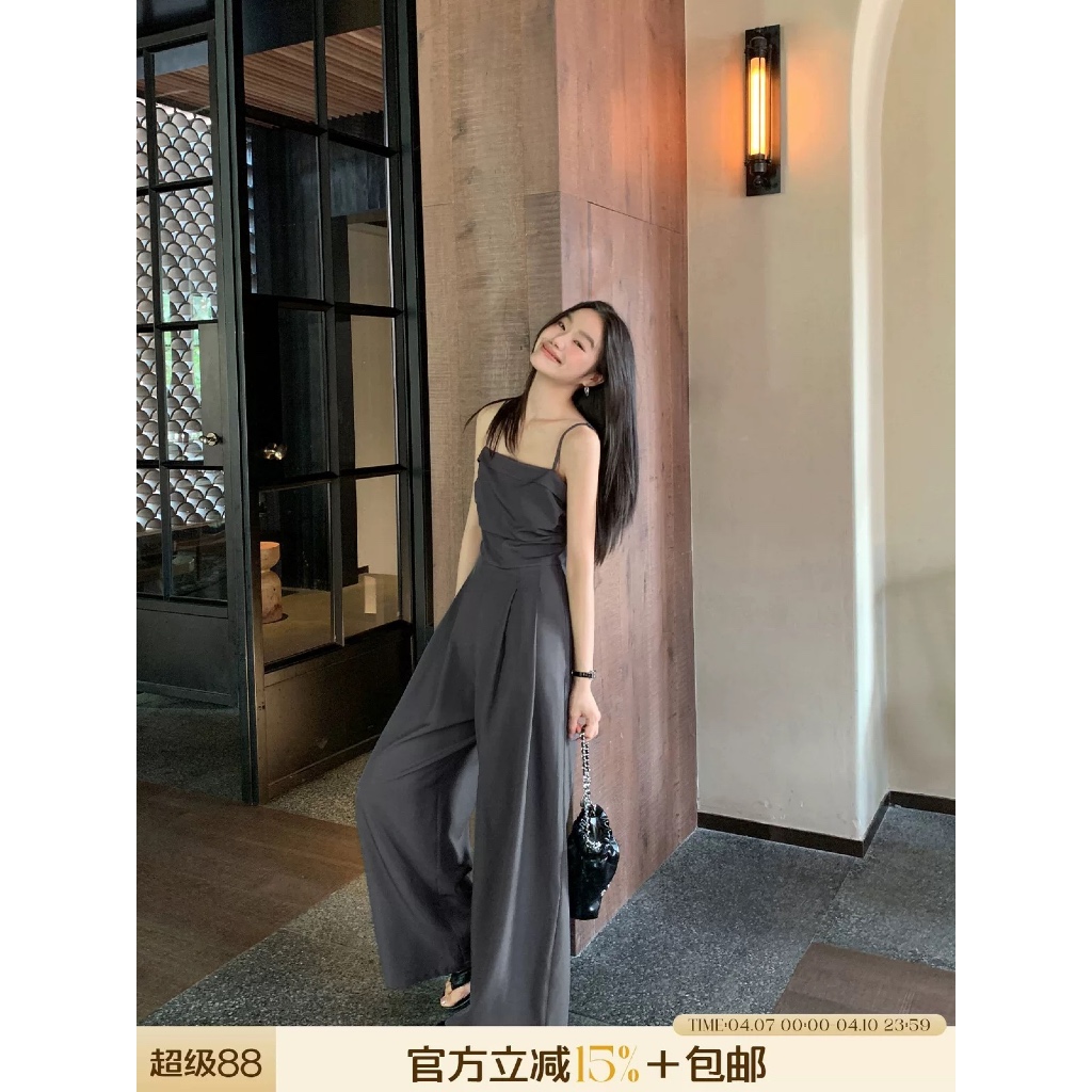 【𝐎𝐑𝐃𝐄𝐑 𝟕-𝟏𝟓 𝐧𝐠𝐚̀𝐲】- 𝟧𝟢% 𝚍𝚎𝚙𝚘𝚜𝚒𝚝 | 𝑂𝐹𝐹𝐼𝐶𝐼𝐴𝐿 | 𝐀𝐋𝐎𝐇𝐀 𝐋𝐔 | Jumpsuit dáng ôm sát màu xám - 𝐁𝐓.𝐦𝐞
