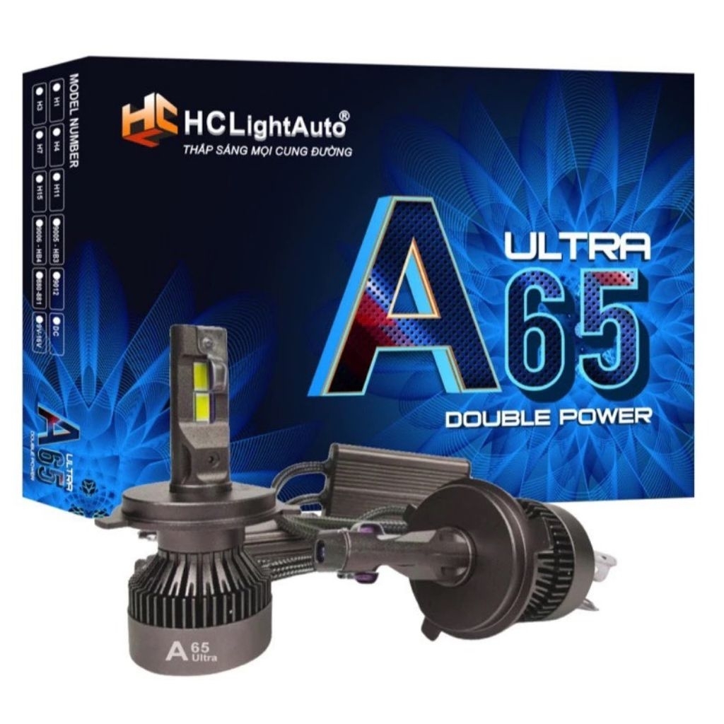 Bóng Đèn Xe Led A65 Ultra Chính Hãng HCL light BH 2năm