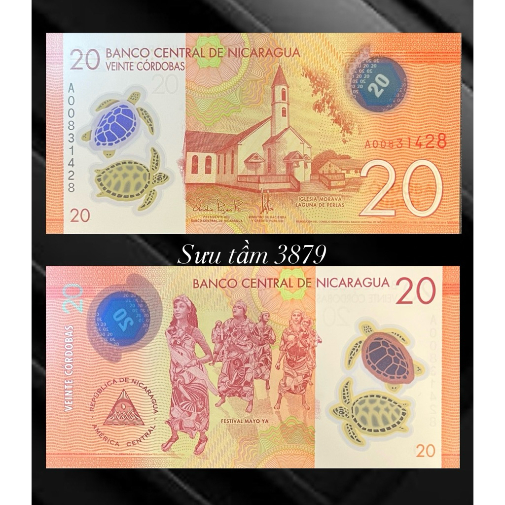 sưu tầm châu Mỹ xưa : 20 Nicaragua 2014 sưu tầm ,mới 100%