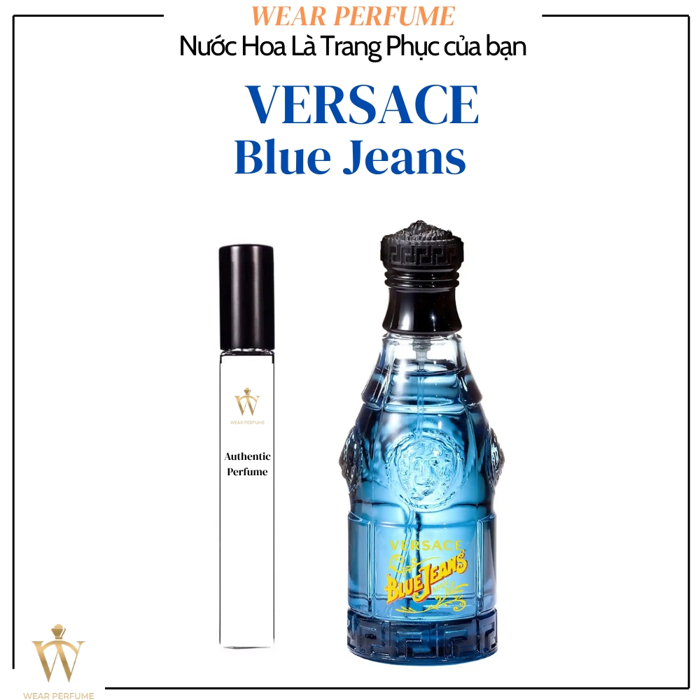 Fullsize 75ML - Nước hoa Nam Versace Blue Jeans - Wear Perfume