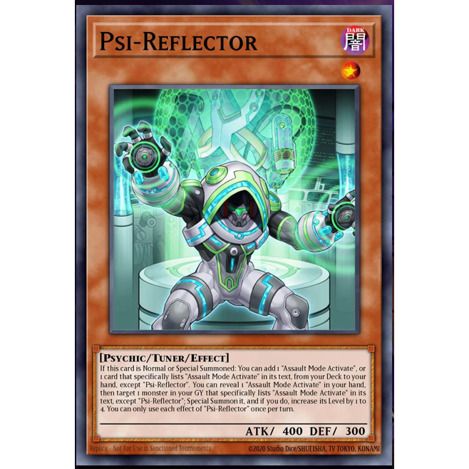 YHS Yugioh thẻ bài Yugioh chính hãng Psi-Reflector RA05-EN013