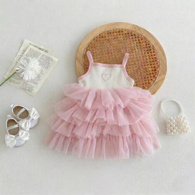 Váy 2 Dây Dáng Xòe Voan Nhiều Tầng Hoạt Tiết Trái Cho Bé Gái 1-4 Tuổi MINTSCLOSET Quảng Châu GV0400