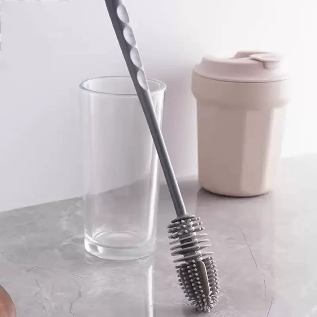[HOẢ TỐC] Cọ silicone vệ sinh ly, bình sữa, bình thuỷ tinh, siêu tiện lợi