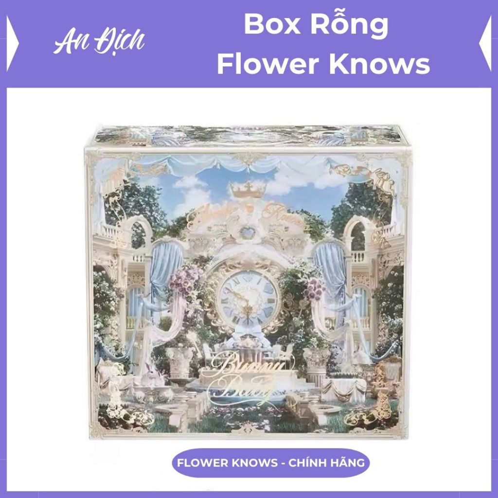 Box Giấy Flower Knows - Box rỗng Chính hãng Flower Knows, dùng để đựng quà tặng mỹ phẩm