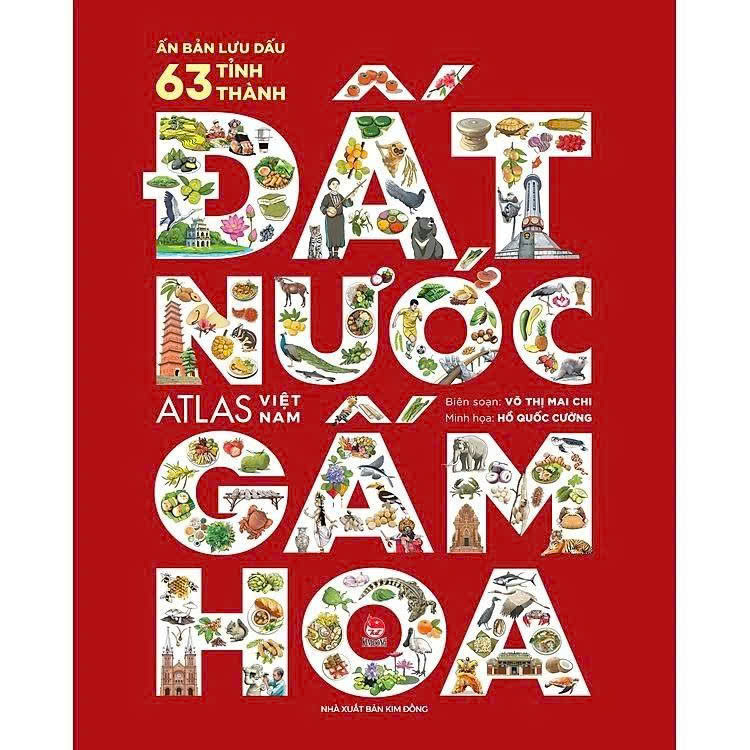 Sách-Đất nước gấm hoa - Atlas Việt Nam