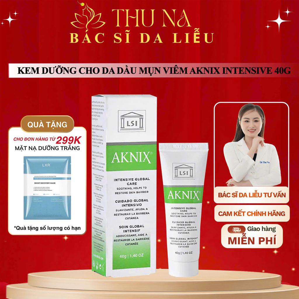Kem Giảm Mụn Sưng Viêm AKNIX INTENSIVE GLOBAL CARE 40g