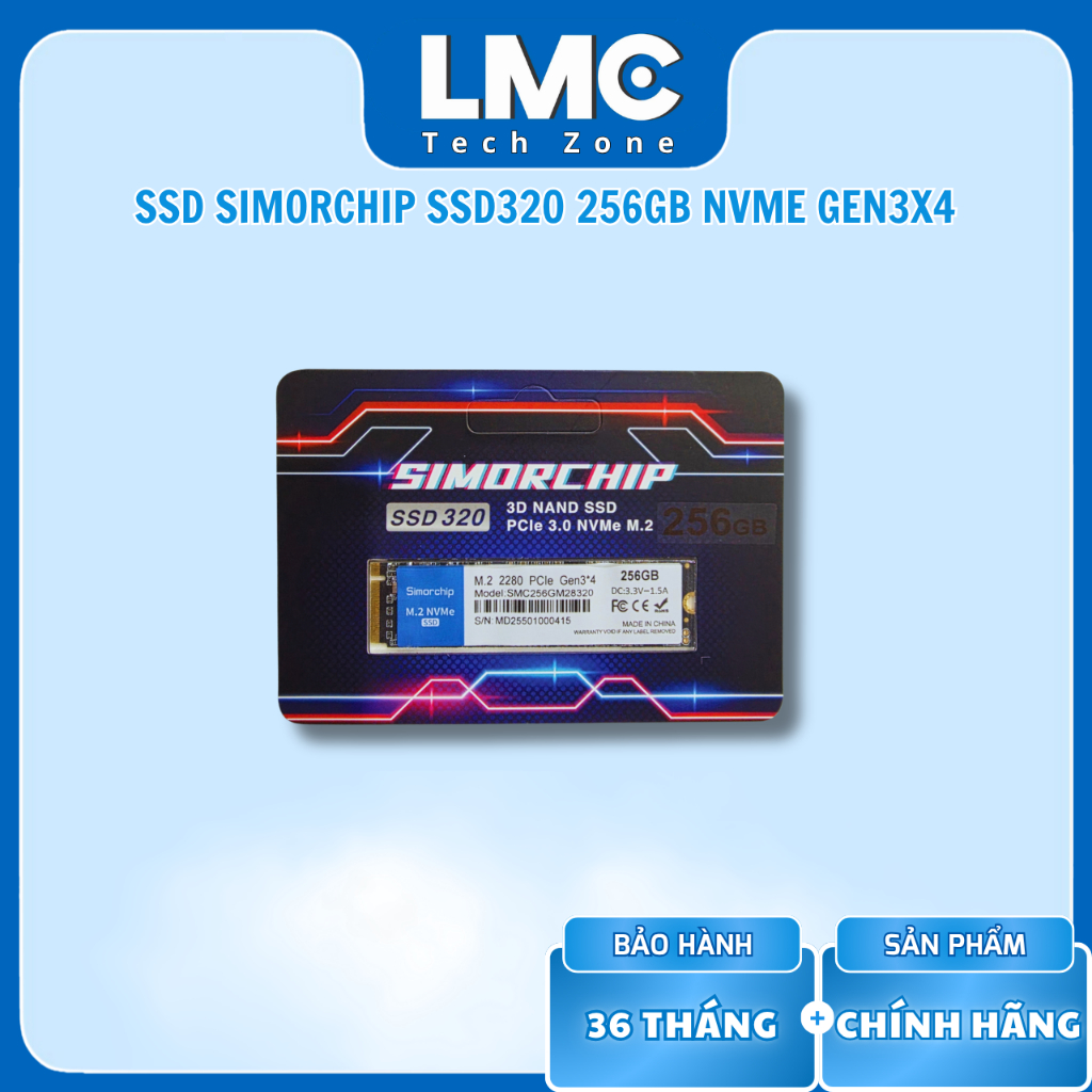 SSD SIMORCHIP SSD320 256GB NVME GEN3X4