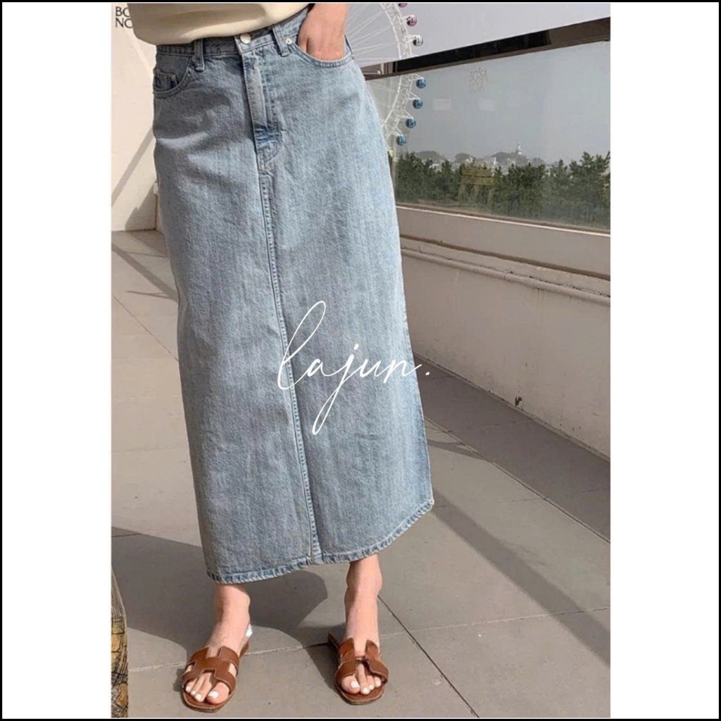 [LAJUN KOREA] Chân Váy Denim Hazel Hàn Quốc