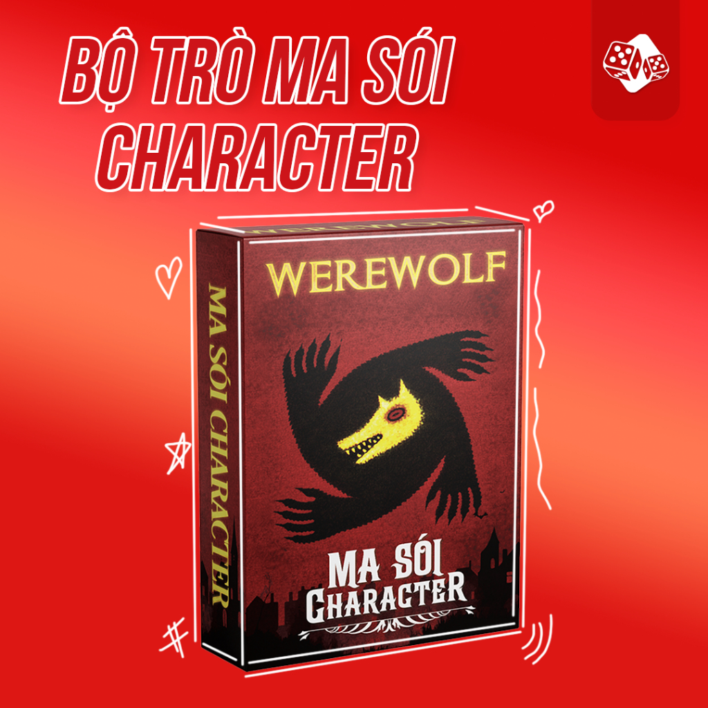 Bài MA SÓI CHARACTER 55 LÁ HOT TREND - TOP BOARDGAME