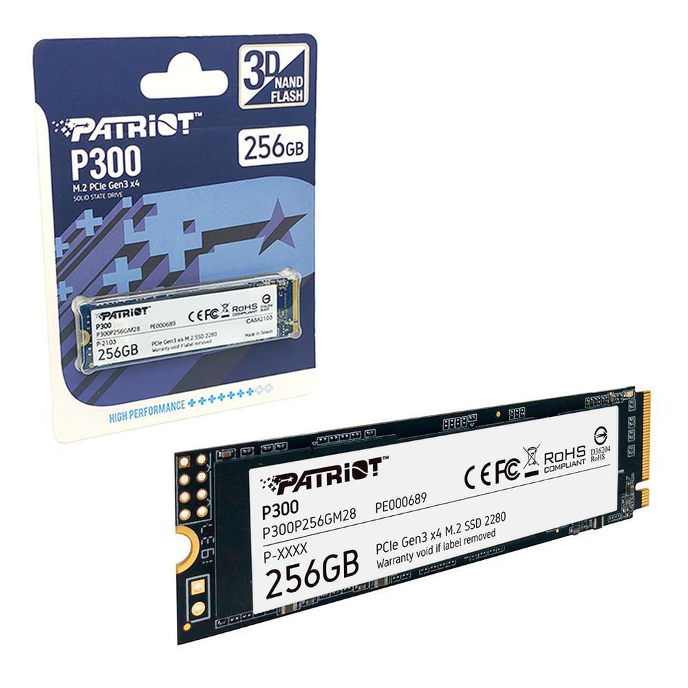 Ổ cứng SSD Patriot P300 256GB | PCIe Gen3 x4 NVMe, M.2 2280 (P300P256GM28)