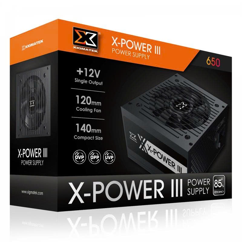 Nguồn Máy Tính XIGMATEK X-POWER III 650 X-650 (600W, 230V) New - Hàng Chính Hãng Mai Hoàng