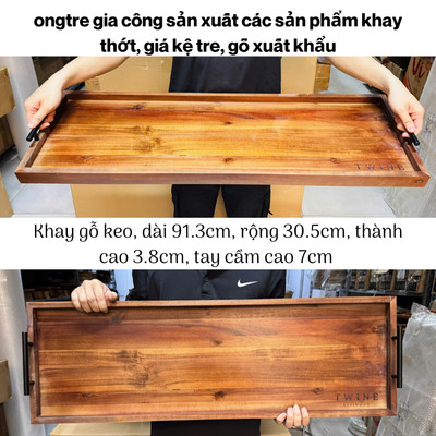 Thớt tre, khay tre, khay gỗ đa năng cao cấp ONGTRE, chất lượng xuất khẩu