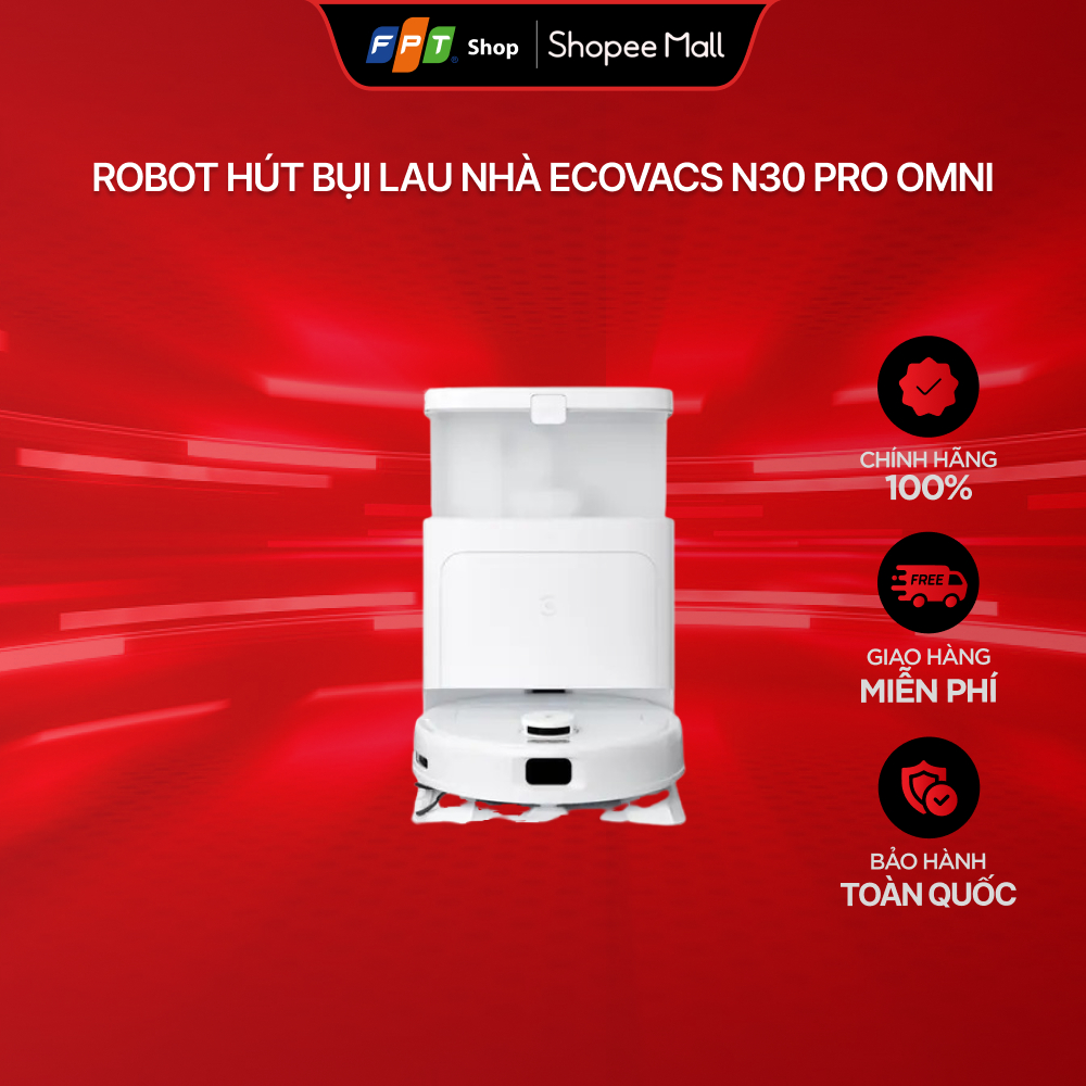 Robot hút bụi lau nhà Ecovacs N30 Pro Omni