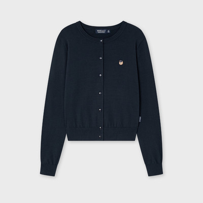 Áo Cardigan WHO.A.U Steve R-neck Plain Cardigan_WHCKG2425F