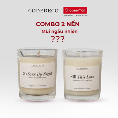 [GIFT] Combo 2 nến thơm hương nước hoa 90g mùi ngẫu nhiên