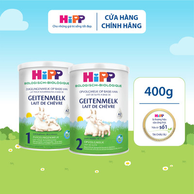 [KOL]  - Sữa dê HiPP Organic 400g đủ số nhập khẩu Đức