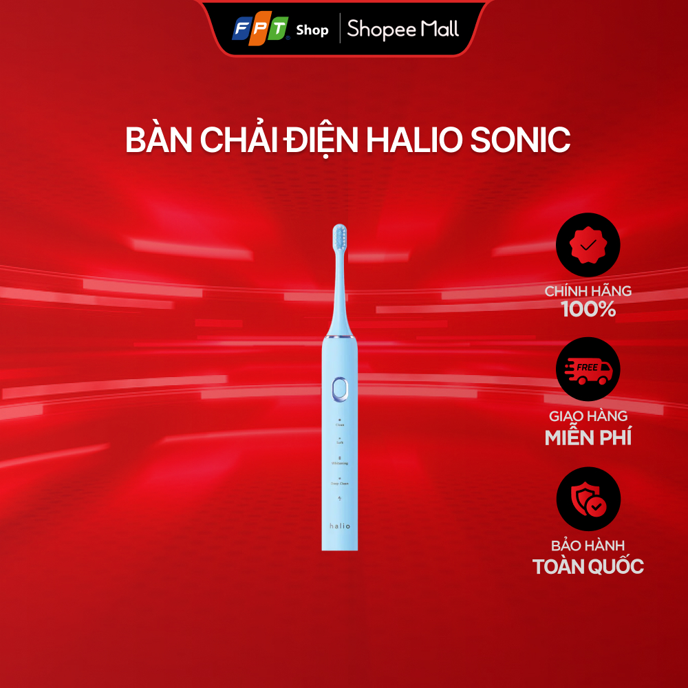 Bàn chải điện Halio Sonic