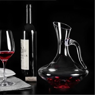 Bình thở rượu vang pha lê có quai lửng dung tích 1900ml