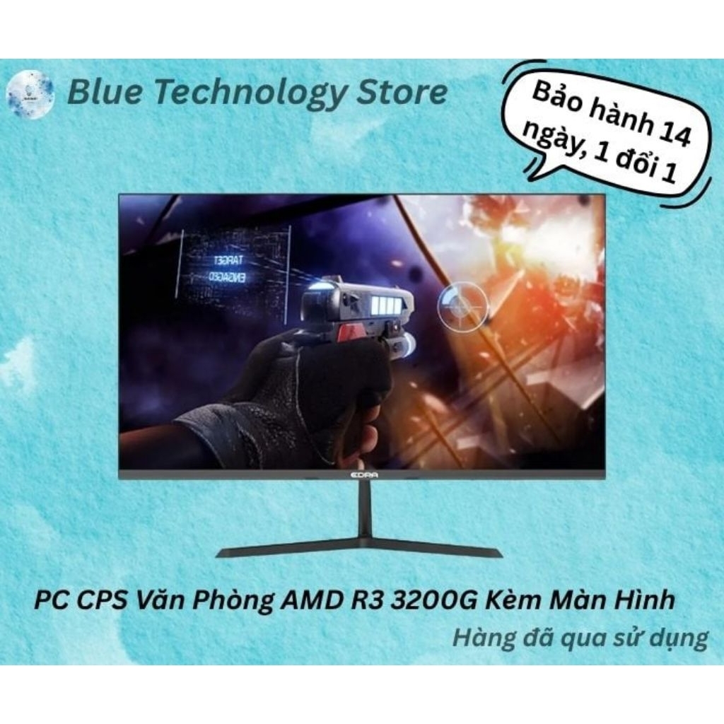 PC CPS Văn Phòng AMD R3 3200G Kèm Màn Hình