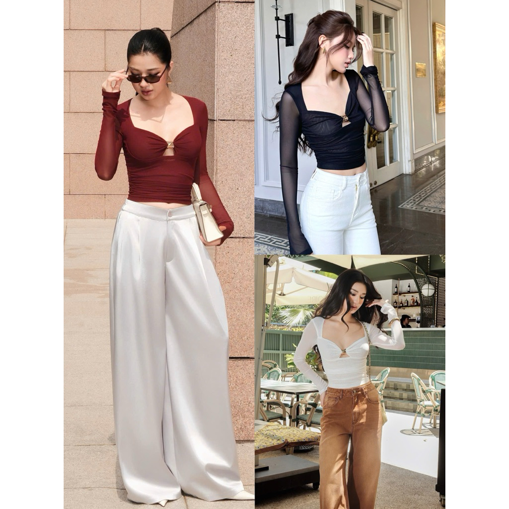 𝐍𝐄𝐖 𝐀𝐑𝐑𝐈𝐕𝐀𝐋 ✨ CAM KẾT CHUẨN HÌNH (𝐎𝐑𝐀𝐍𝐆𝐄 𝐒𝐓𝐔𝐃𝐈𝐎𝐒 ) - Áo Thun Lưới Tay Dài