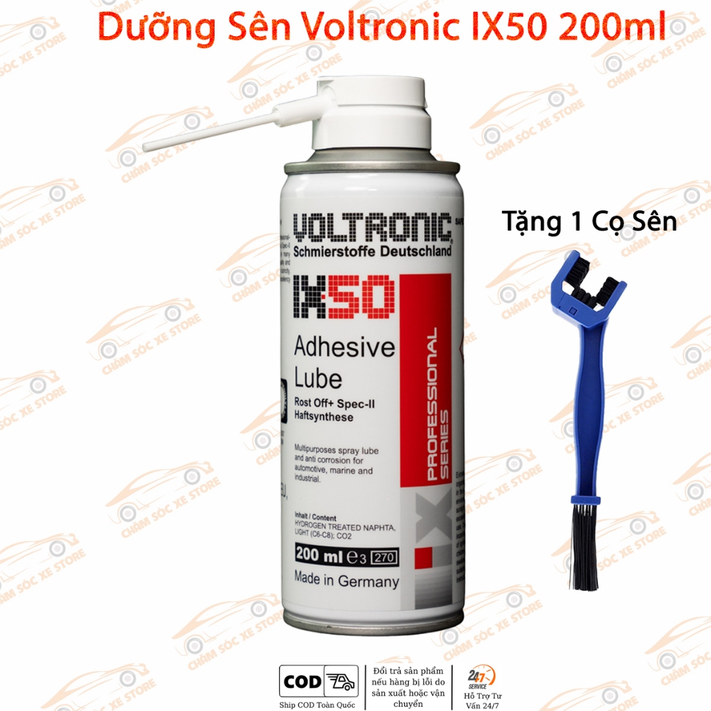 Dung Dịch Xịt Dưỡng Sên IX50 Voltronic Dung Tích 200ml