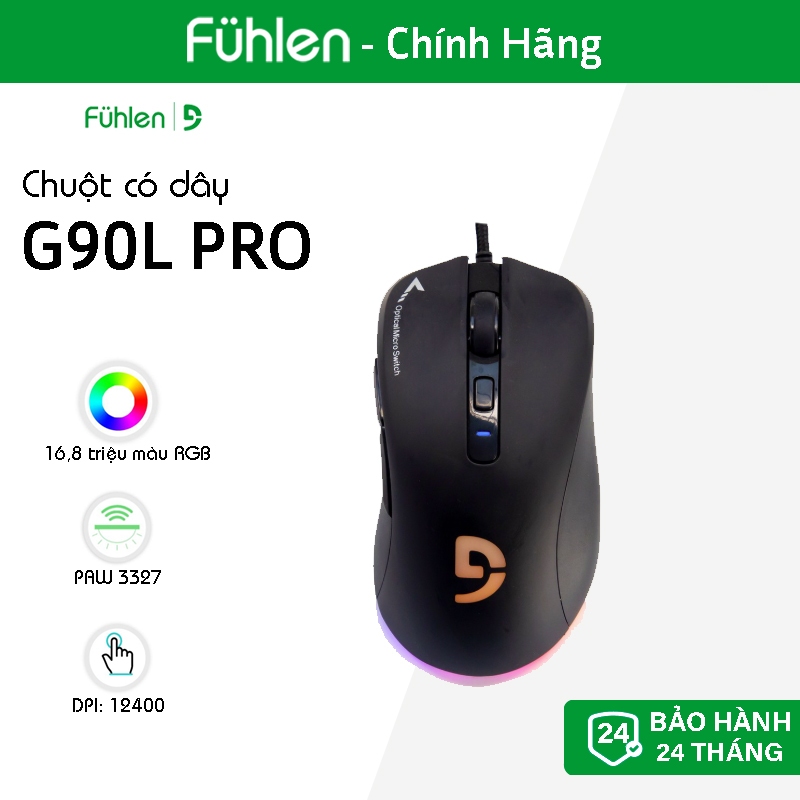 Chuột có dây Fuhlen G90L Pro - Chính hãng bảo hành 2 năm