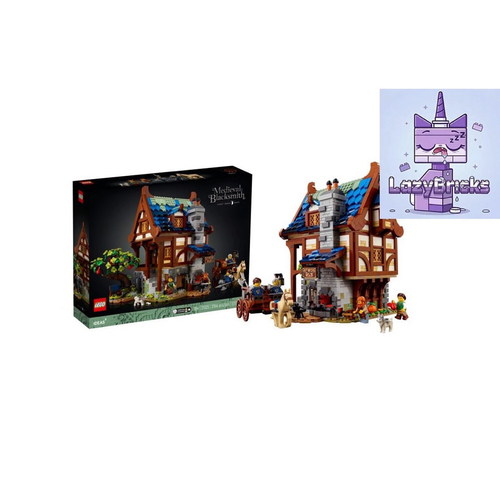 (CÓ SẴN - HỎA TỐC HN ) LEGO 21325 nhà rèn trung cổ
