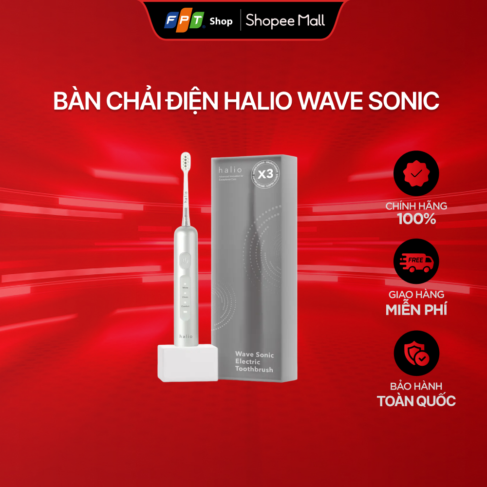 Bàn chải điện Halio Wave Sonic