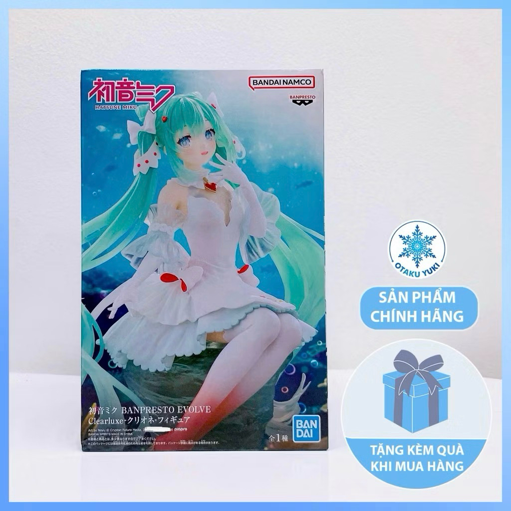 Mô Hình Hatsune Miku Clione - Banpresto Evolve - Banpresto Evolve Clearluxe Figure Chính Hãng (Banda