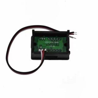 Đồng hồ Led đo điện áp DC 3 dây [màu đỏ]