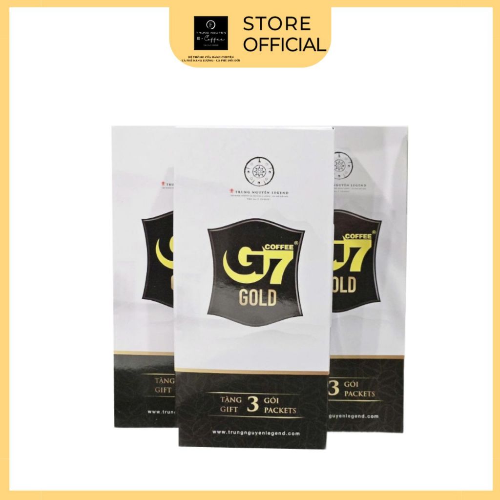 [QUÀ TẶNG KHÔNG BÁN] COMBO 3 GÓI CÀ PHÊ G7 GOLD HÒA TAN