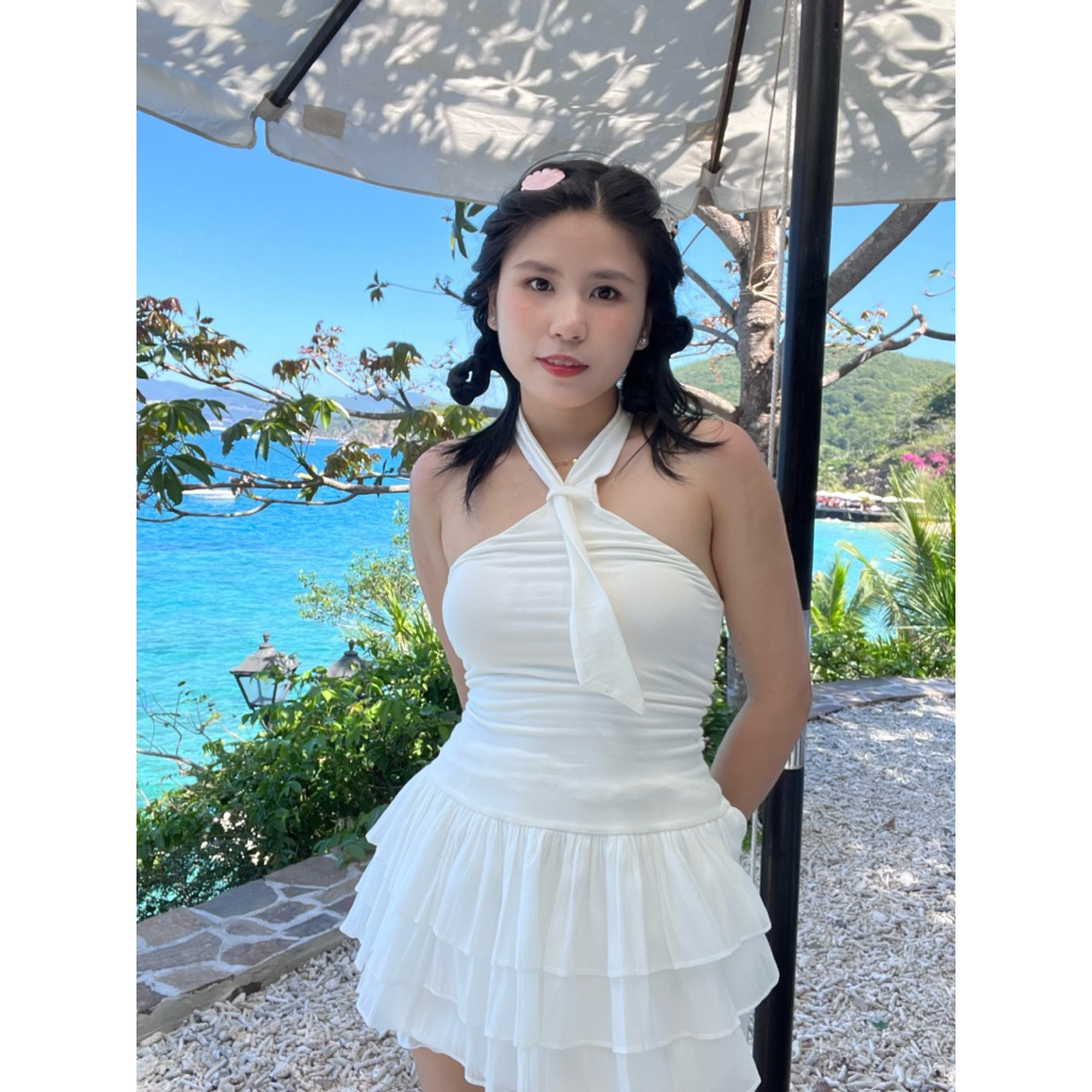 pass Đầm trắng Clelie