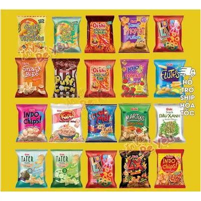 AMMYFOOD-LỐC 10 gói bim bim oishi 6g-40g