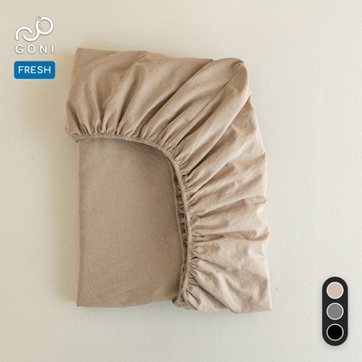 Ga drap giường GONI FRESH bo chun cho nệm cao 4-25cm, Kích thước 1mx2m, 1m2x2M, 1m4 x 2m, 1m6 x 2m, 1m8 x 2m, 2m2 x 2m