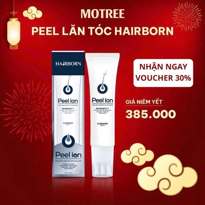 Lăn Mọc Tóc Chính Hãng Hairborn Tuýp 60ml giúp chắc khỏe, giảm gãy rụng phiên bản cải tiến