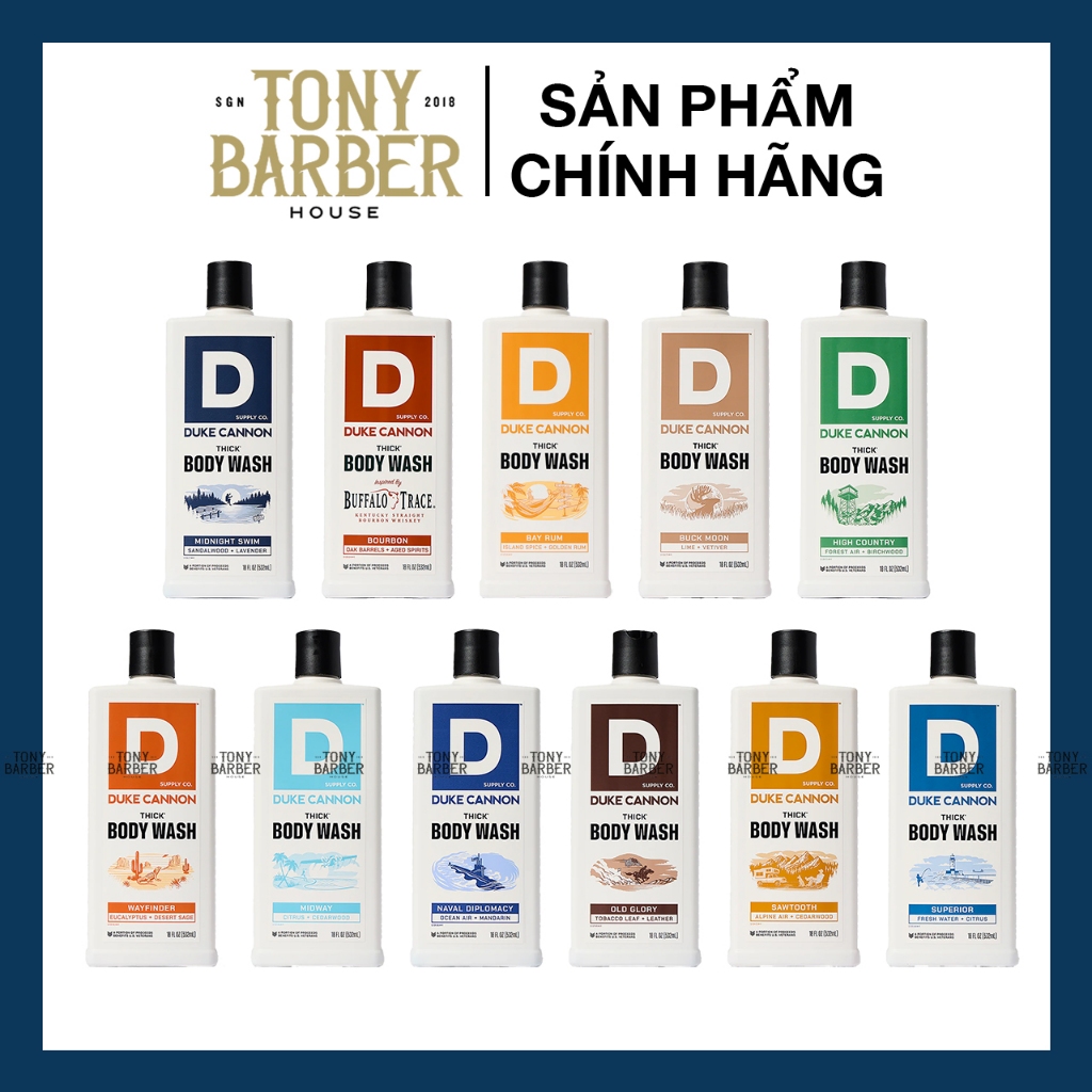 [Full Line] Sữa tắm Duke Cannon Thick High Viscosity Body Wash 516ml