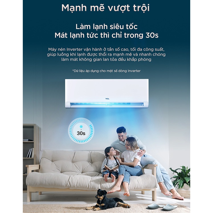[Breezin ] Máy lạnh TCL Inverter BreeZIN PRO TBIP-CSD/TPHI–1HP đến 1.5HP-Tiết kiệm điện, làm mát nhanh | BigBuy360 - bigbuy360.vn
